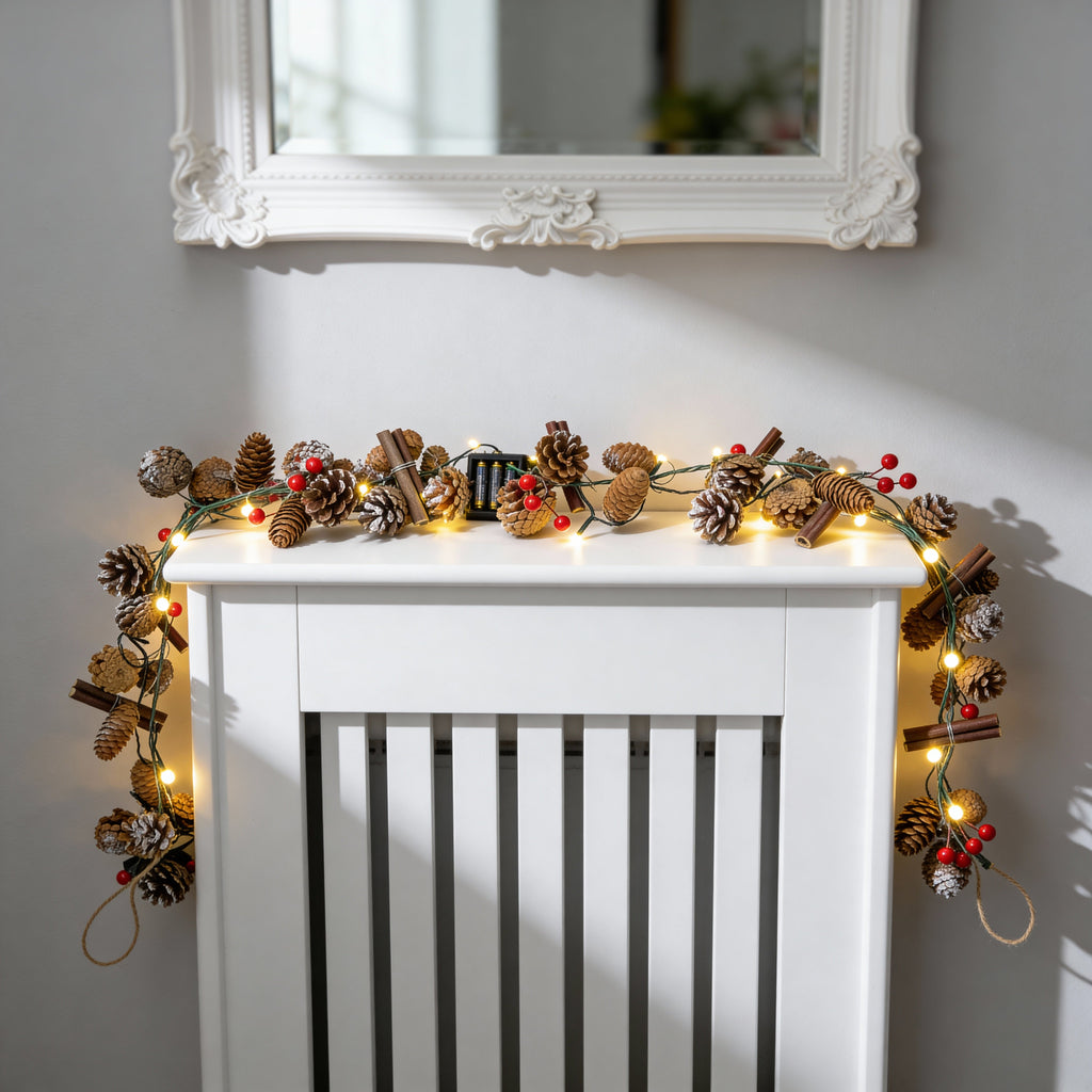 1.5m Pre-Lit Christmas Garland-Christmas Decor-GloBrite-DREIBACH