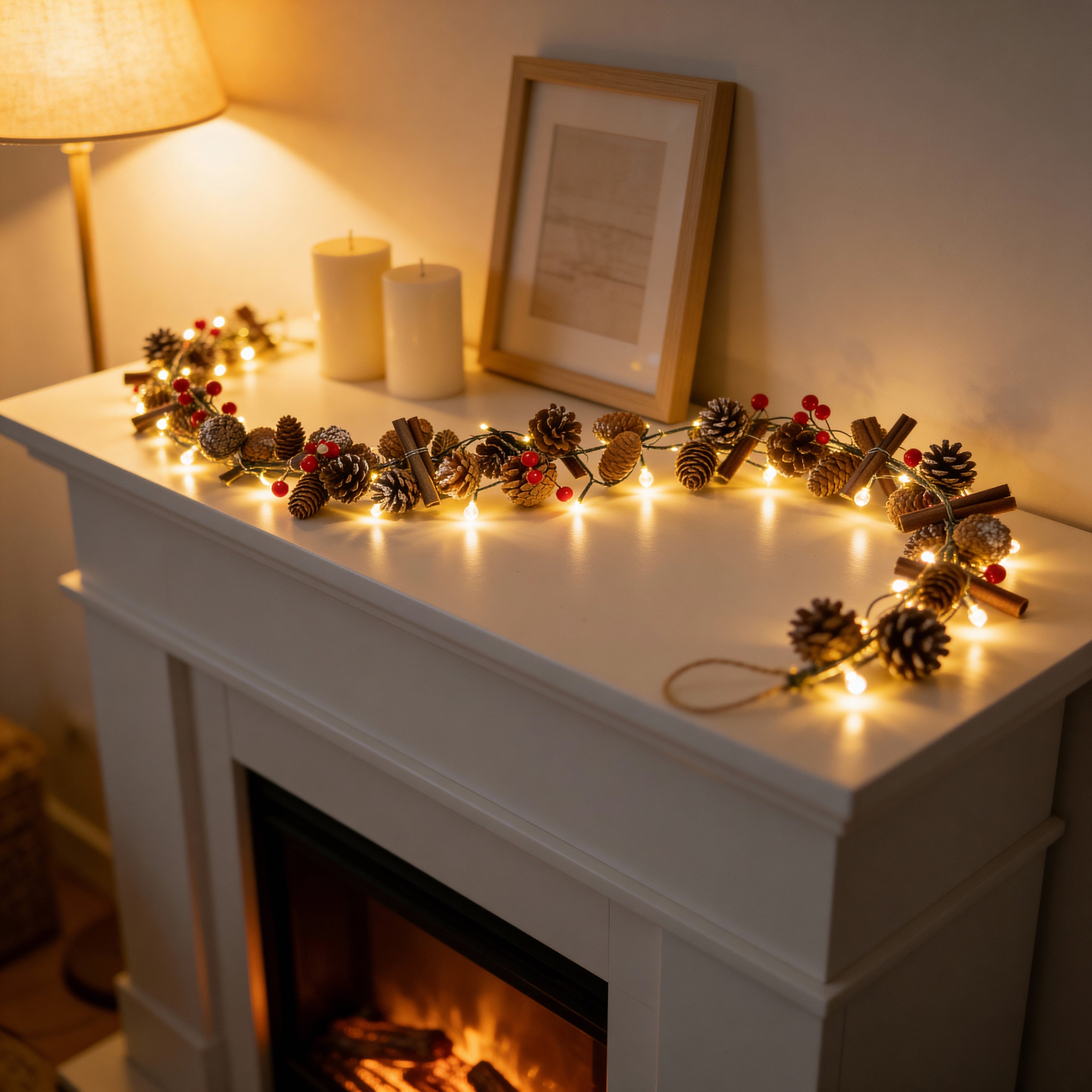 1.5m Pre-Lit Christmas Garland-Christmas Decor-GloBrite-DREIBACH