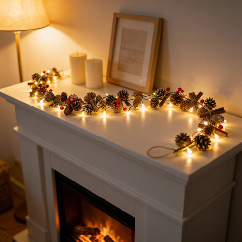 1.5m Pre-Lit Christmas Garland-Christmas Decor-GloBrite-DREIBACH