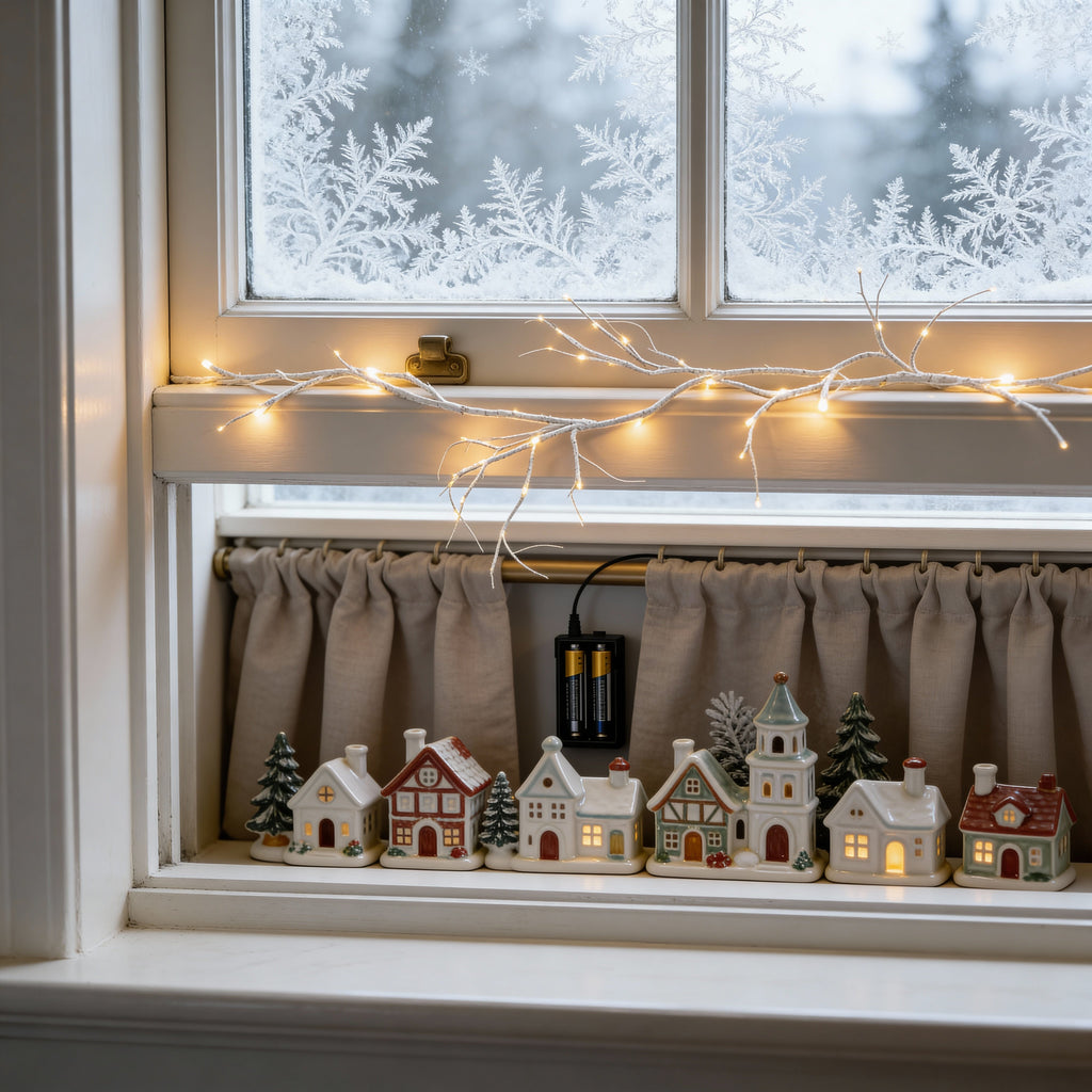 6ft Birch LED Christmas Garland-Christmas Decor-GloBrite-DREIBACH