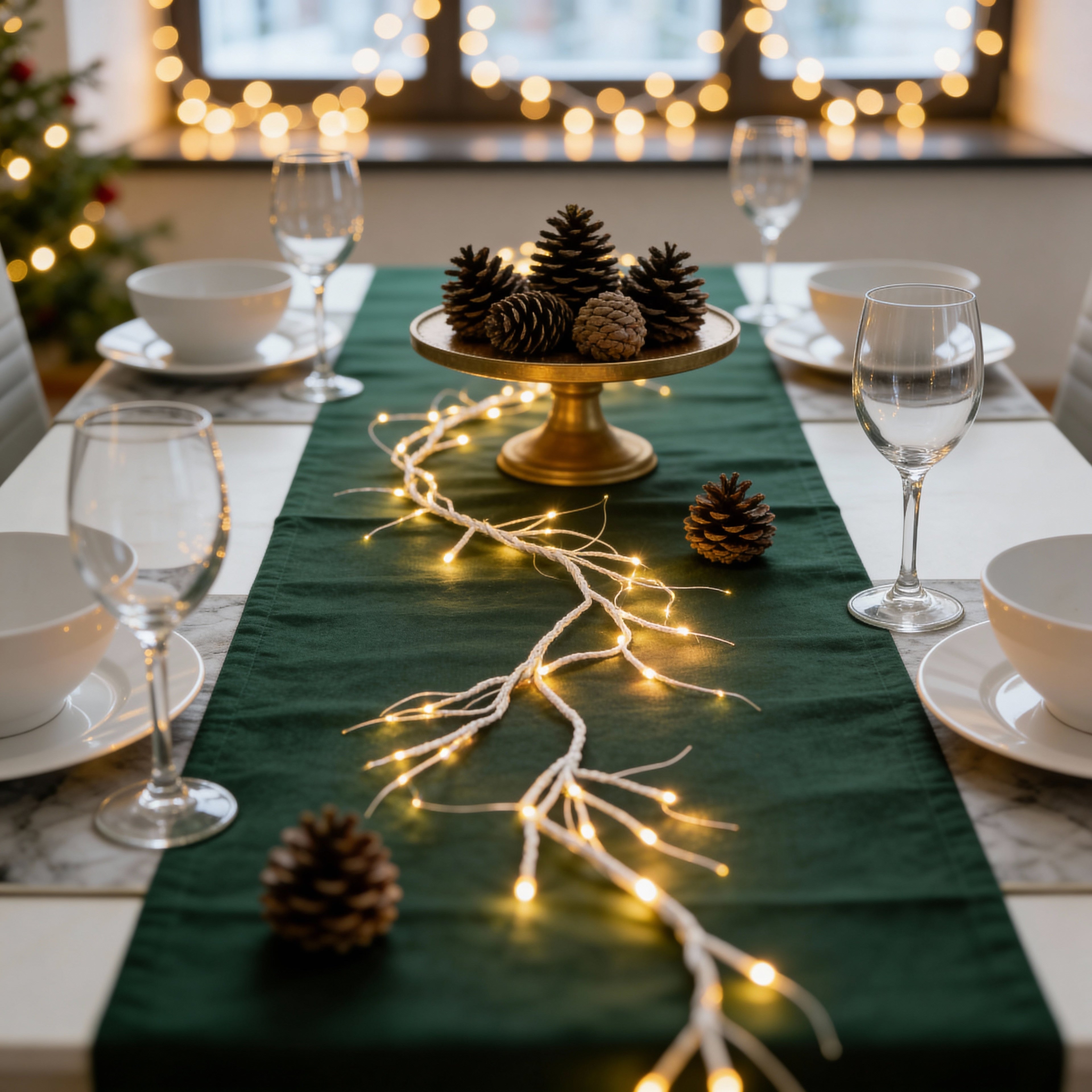 6ft Birch LED Christmas Garland-Christmas Decor-GloBrite-DREIBACH