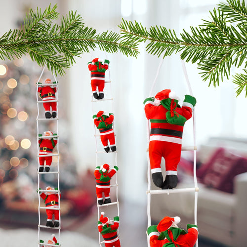 Climbing Santa Decorations Set-Christmas Decor-GloBrite-DREIBACH