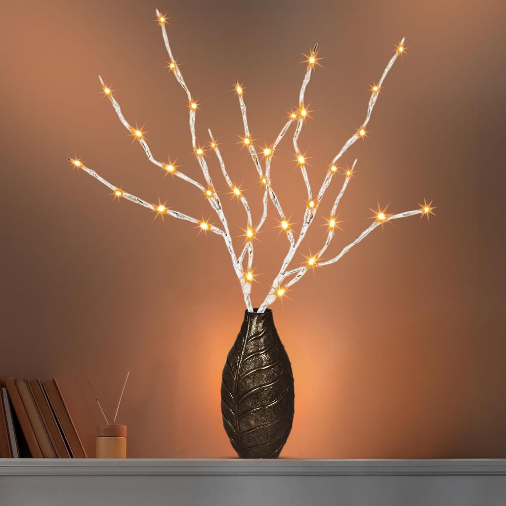 Decorative LED Twig Lights-Christmas Decor-GloBrite-Cool White-DREIBACH