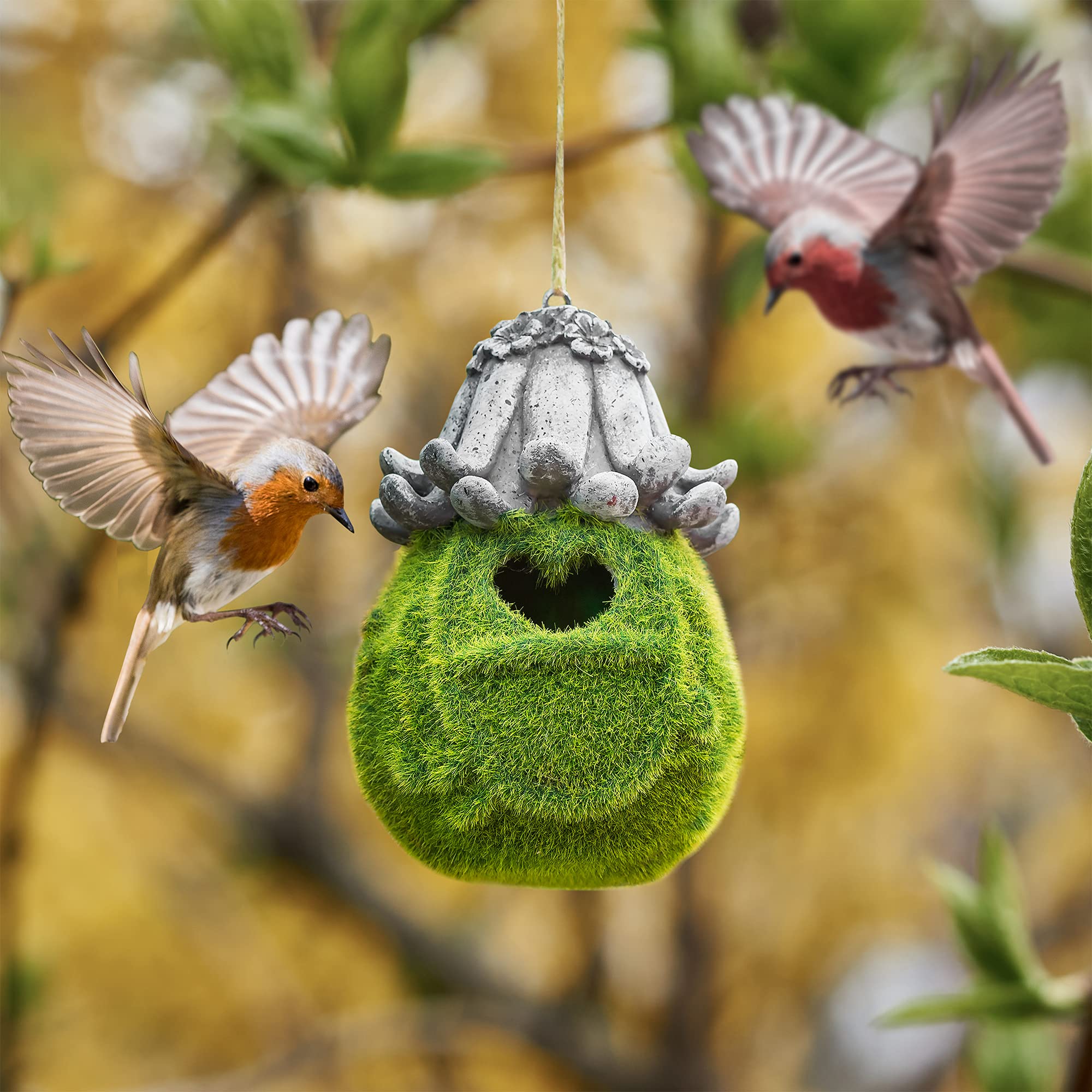 Hanging Acorn Bird Feeder-Garden & Outdoor-GloBrite-DREIBACH