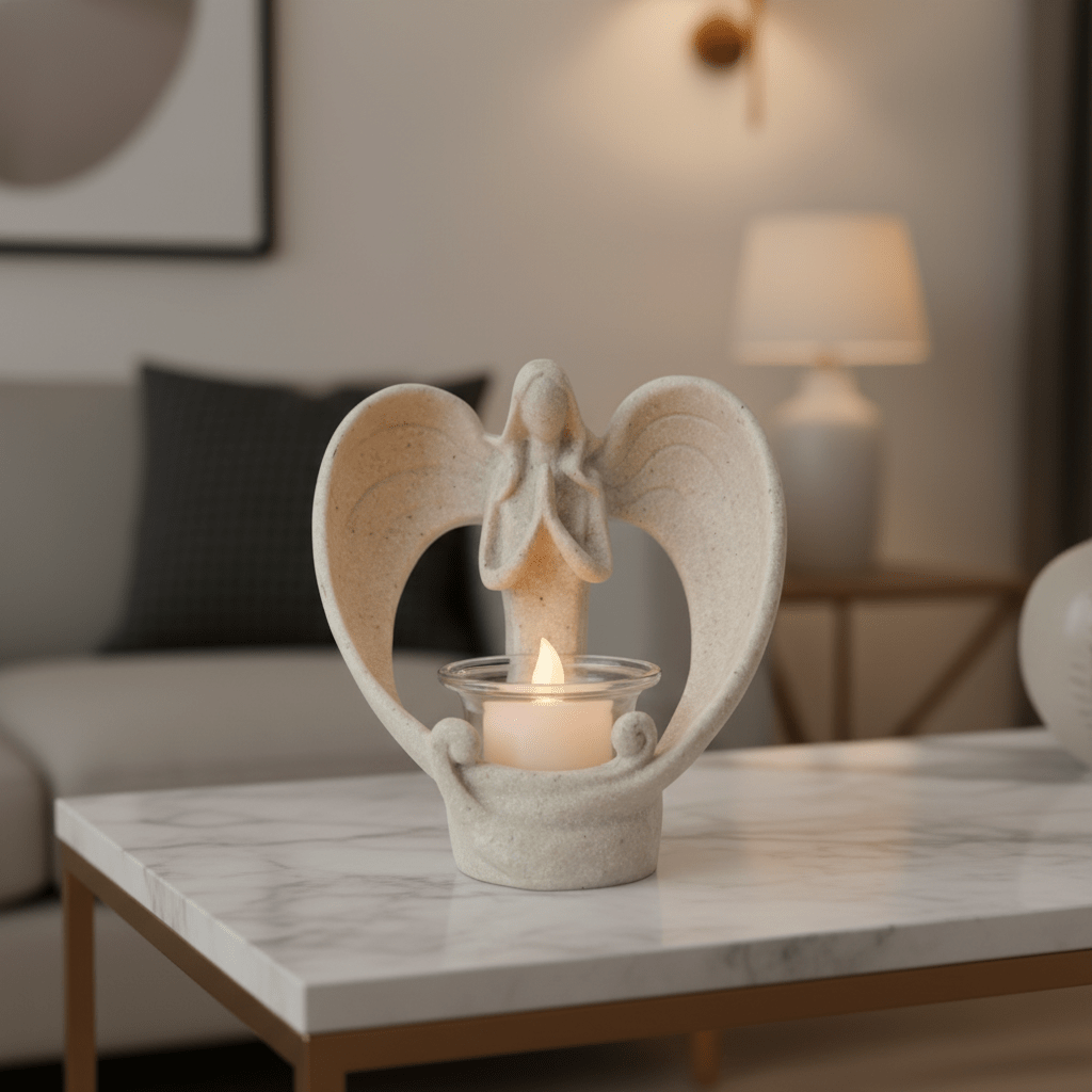 LED Angel Candle Holders-Christmas Decor-GloBrite-DREIBACH