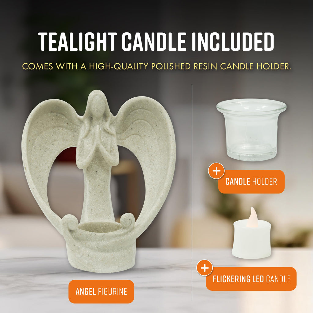 LED Angel Candle Holders-Christmas Decor-GloBrite-DREIBACH