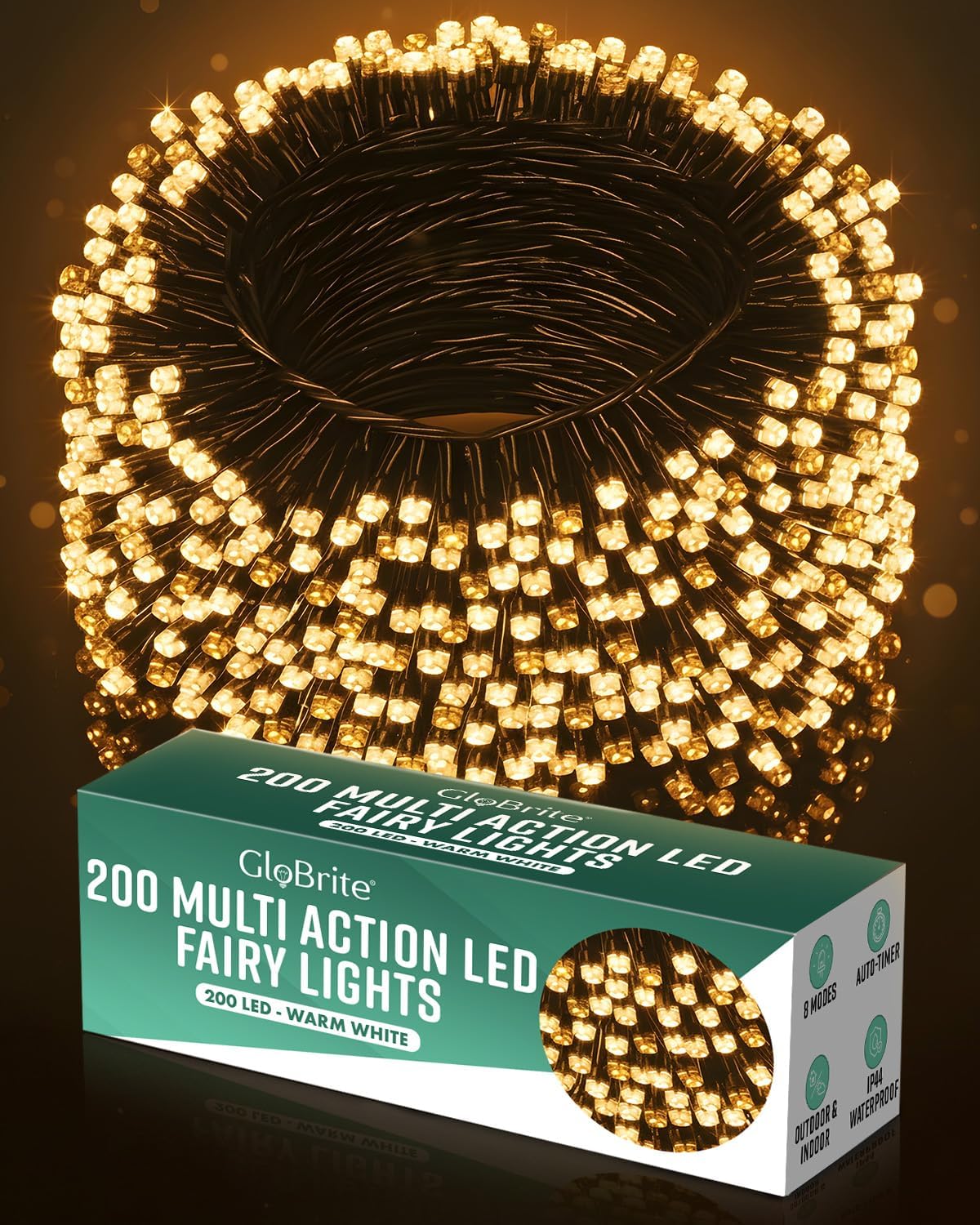 LED Fairy Lights-Christmas Decor-GloBrite-Blue-100 LED-DREIBACH