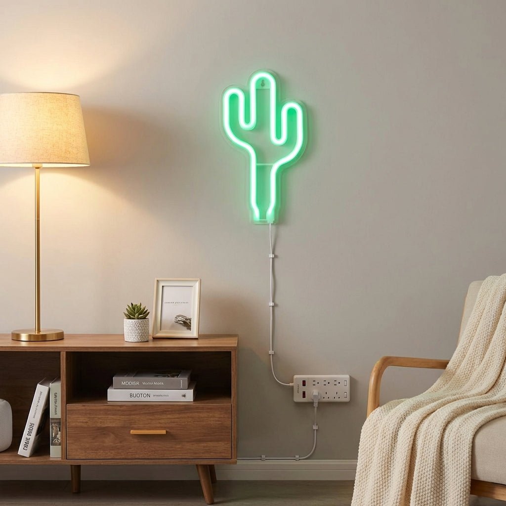 LED Neon Wall Light-Home & Living-GloBrite-Cactus-DREIBACH