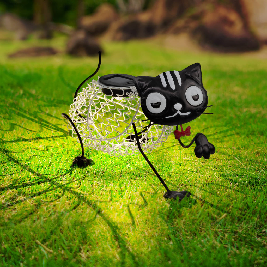 Metal Cat Solar Light-Garden & Outdoor-GloBrite-DREIBACH