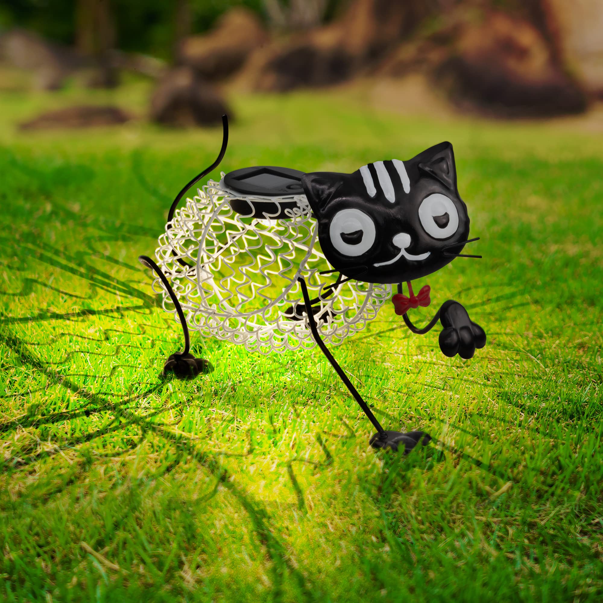 Metal Cat Solar Light-Garden & Outdoor-GloBrite-DREIBACH