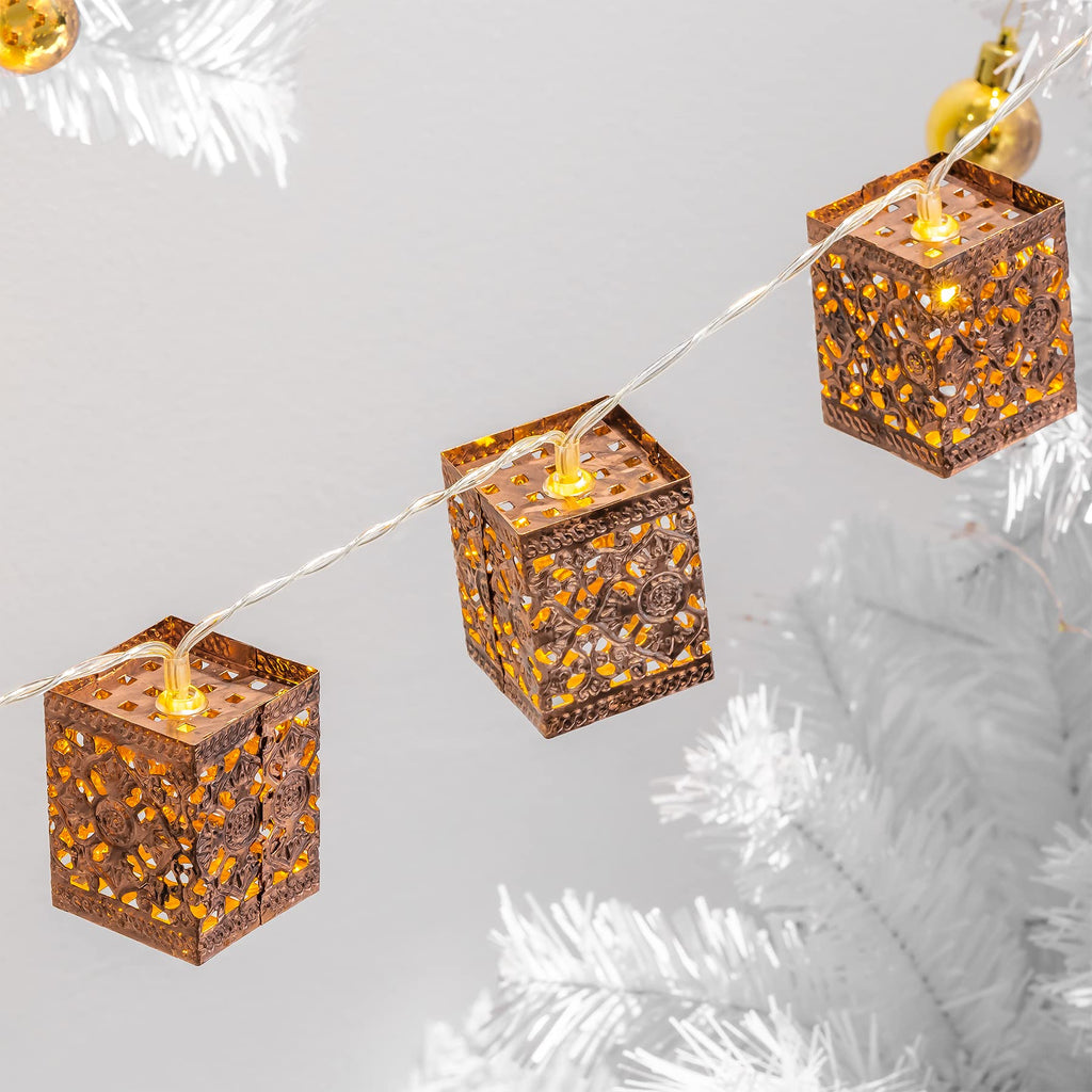 Moroccan Lantern String Lights-Garden & Outdoor-GloBrite-DREIBACH