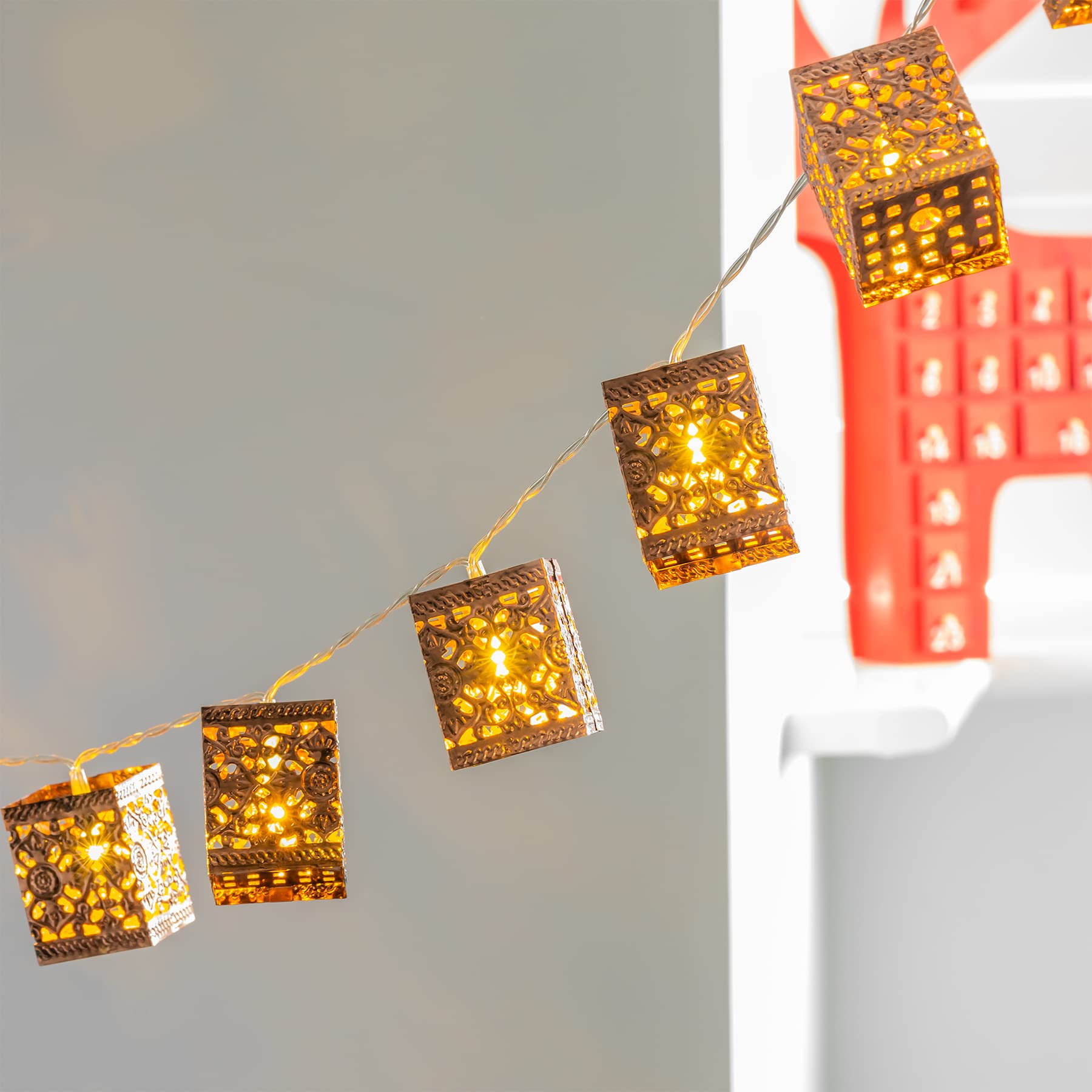 Moroccan Lantern String Lights-Garden & Outdoor-GloBrite-DREIBACH