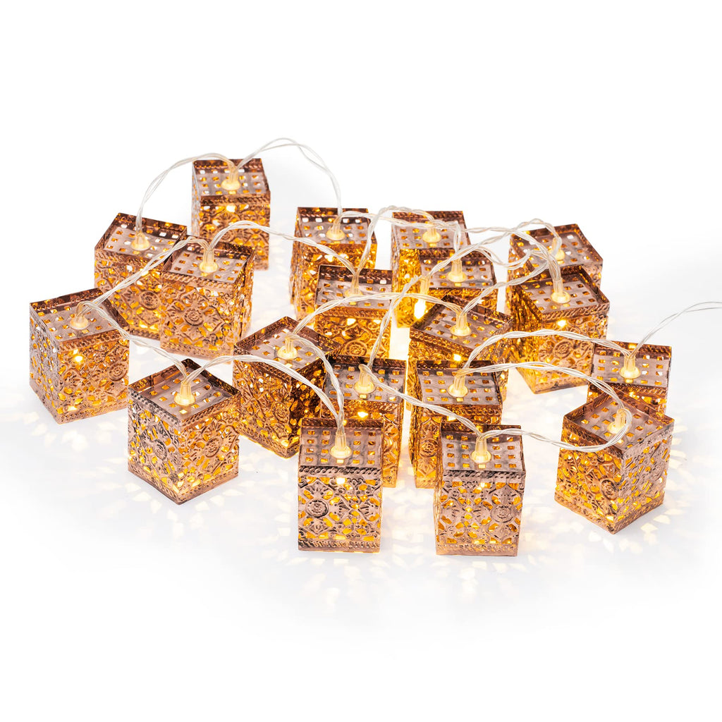 Moroccan Lantern String Lights-Garden & Outdoor-GloBrite-DREIBACH