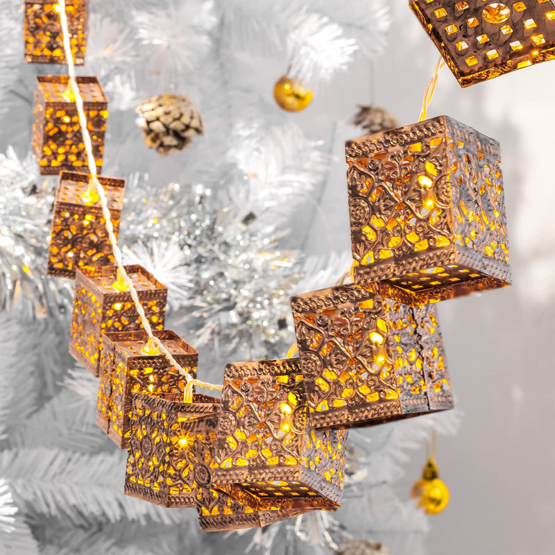 Moroccan Lantern String Lights-Garden & Outdoor-GloBrite-DREIBACH