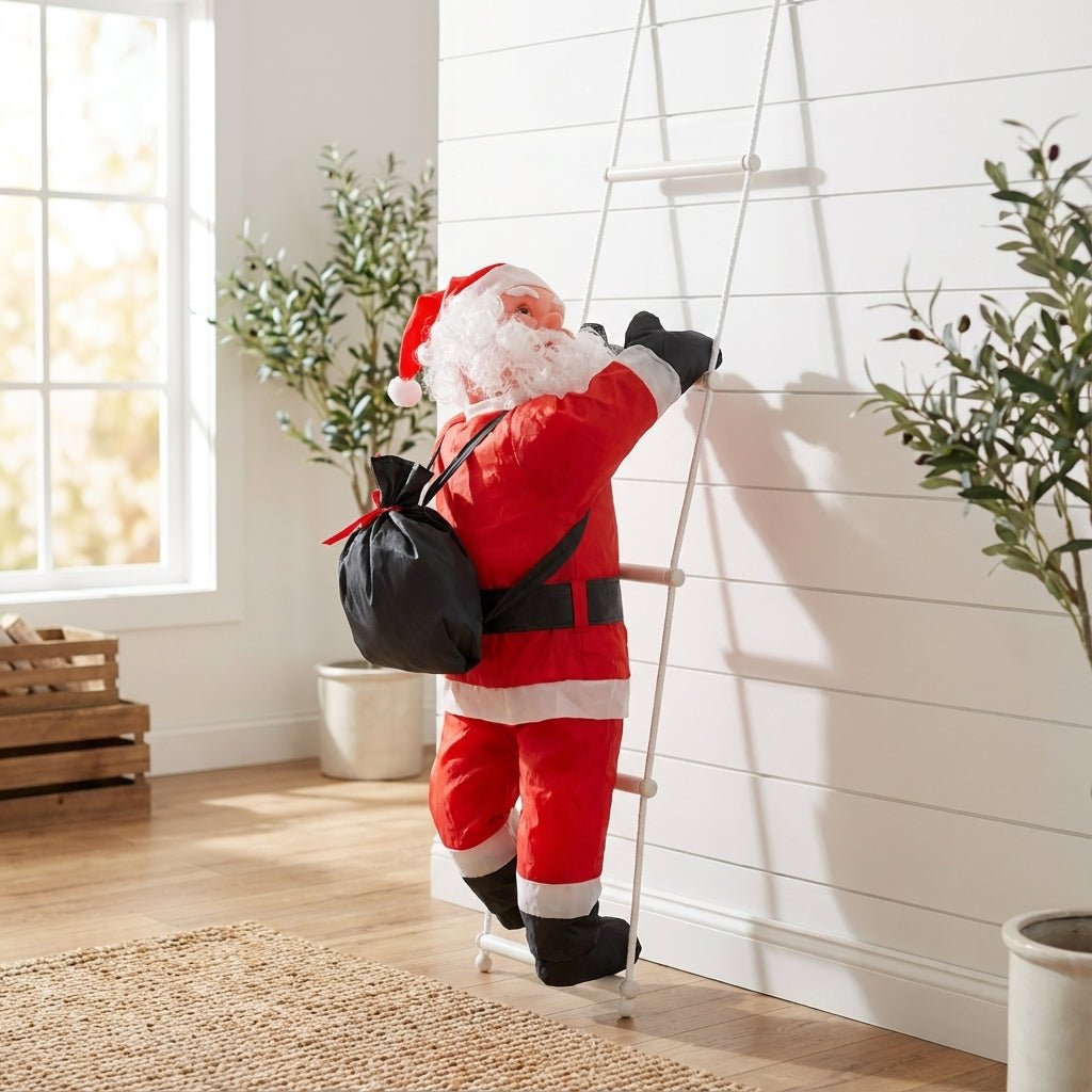 Outdoor Climbing Santa Decoration-Christmas Decor-GloBrite-DREIBACH