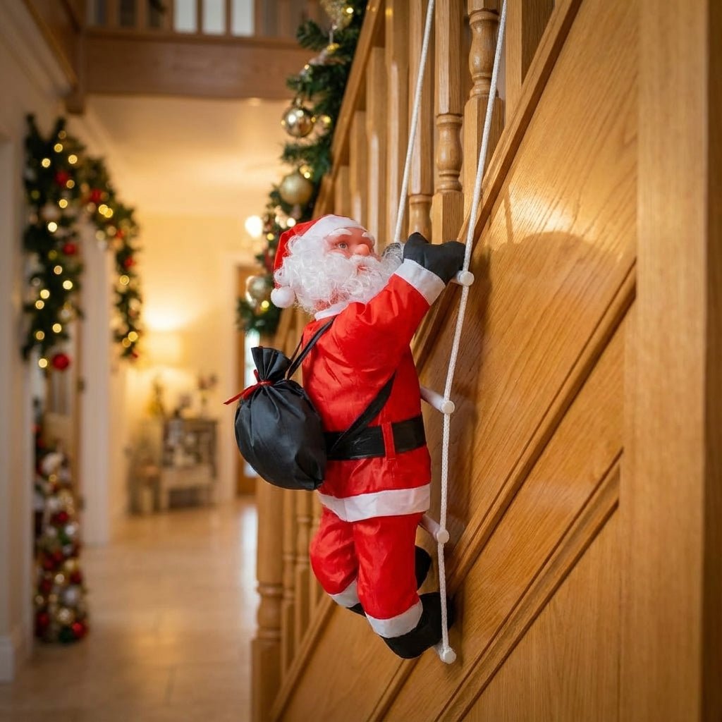 Outdoor Climbing Santa Decoration-Christmas Decor-GloBrite-DREIBACH