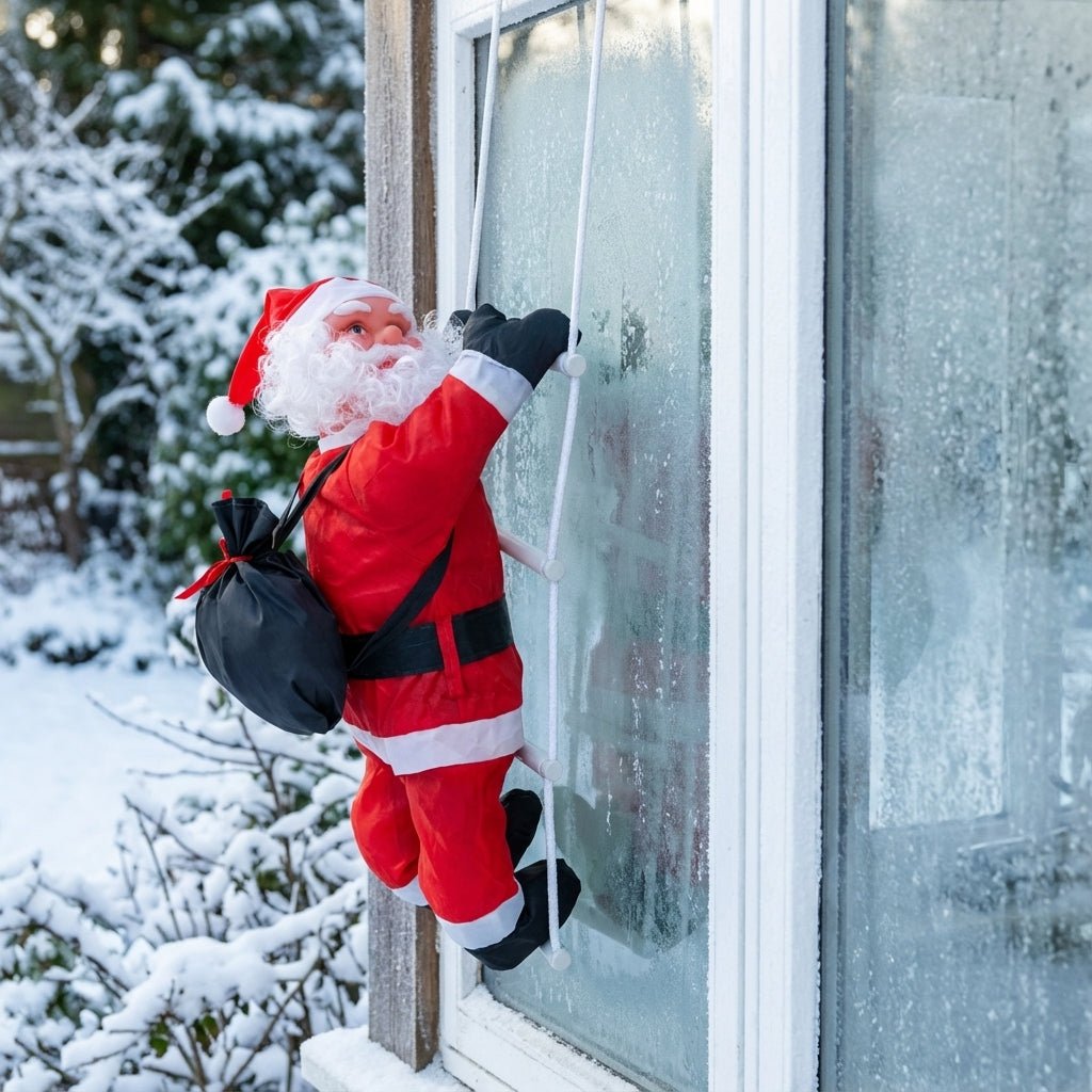Outdoor Climbing Santa Decoration-Christmas Decor-GloBrite-DREIBACH