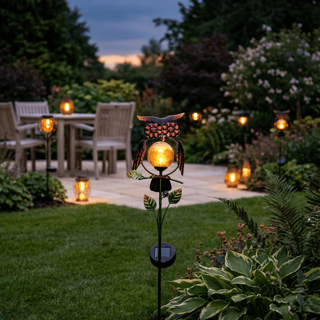 Owl Solar Light-Garden & Outdoor-GloBrite-DREIBACH