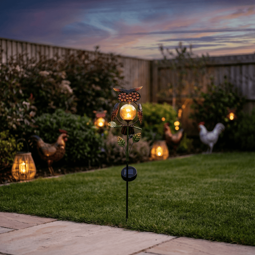 Owl Solar Light-Garden & Outdoor-GloBrite-DREIBACH