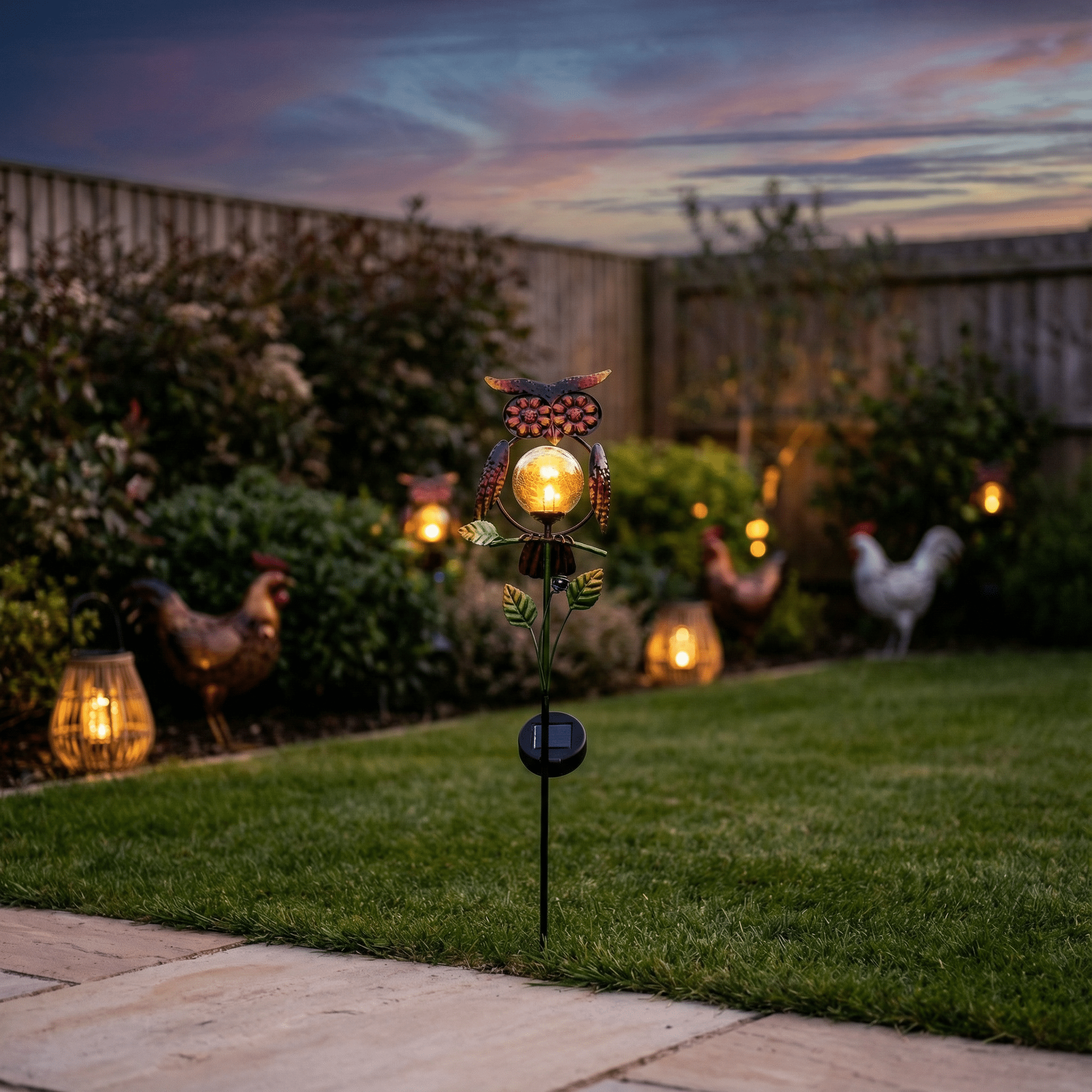 Owl Solar Light-Garden & Outdoor-GloBrite-DREIBACH