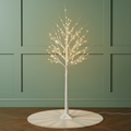 Pre-Lit White Birch Tree-Christmas Decor-GloBrite-4ft-DREIBACH