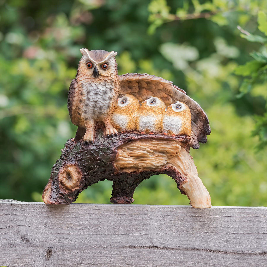 Solar Owl Family Light-Garden & Outdoor-GloBrite-DREIBACH