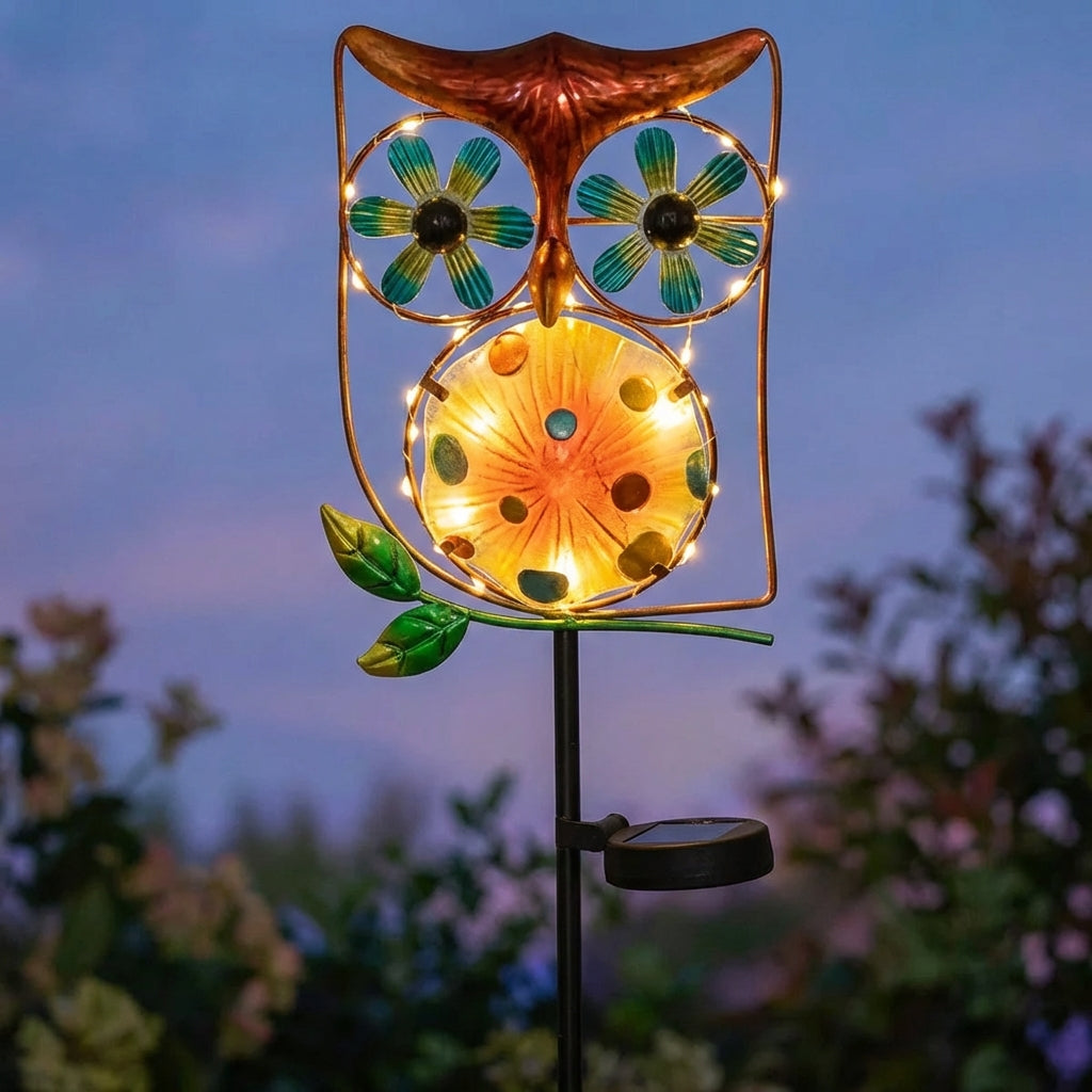 Solar Owl Wind Spinner-Garden & Outdoor-GloBrite-DREIBACH