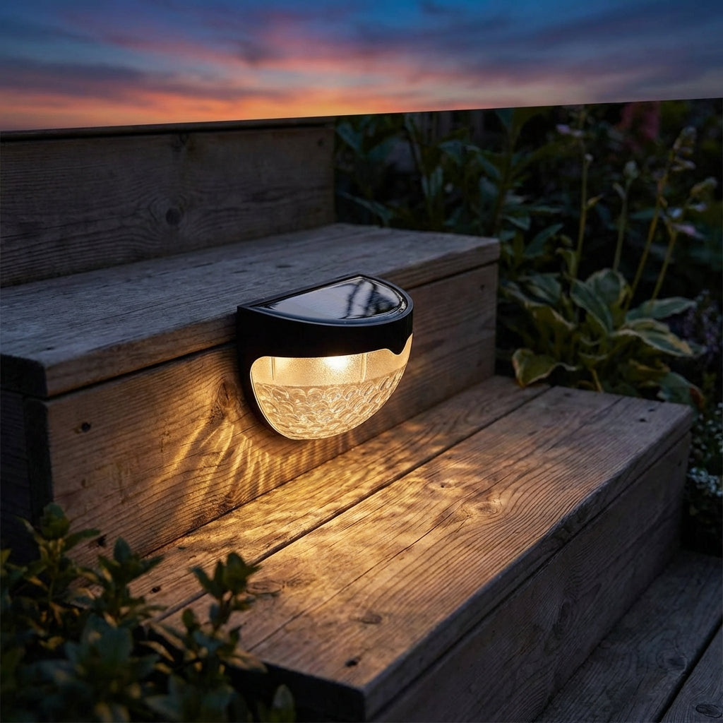 Solar Staircase Lights-Garden & Outdoor-GloBrite-4 Pack-DREIBACH