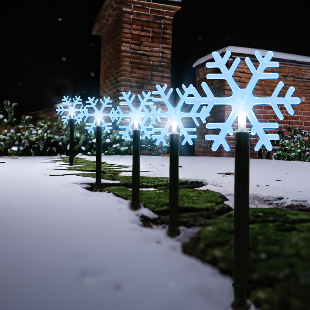 Stars/Snowflake Pathway Lights-Garden & Outdoor-GloBrite-Star-DREIBACH